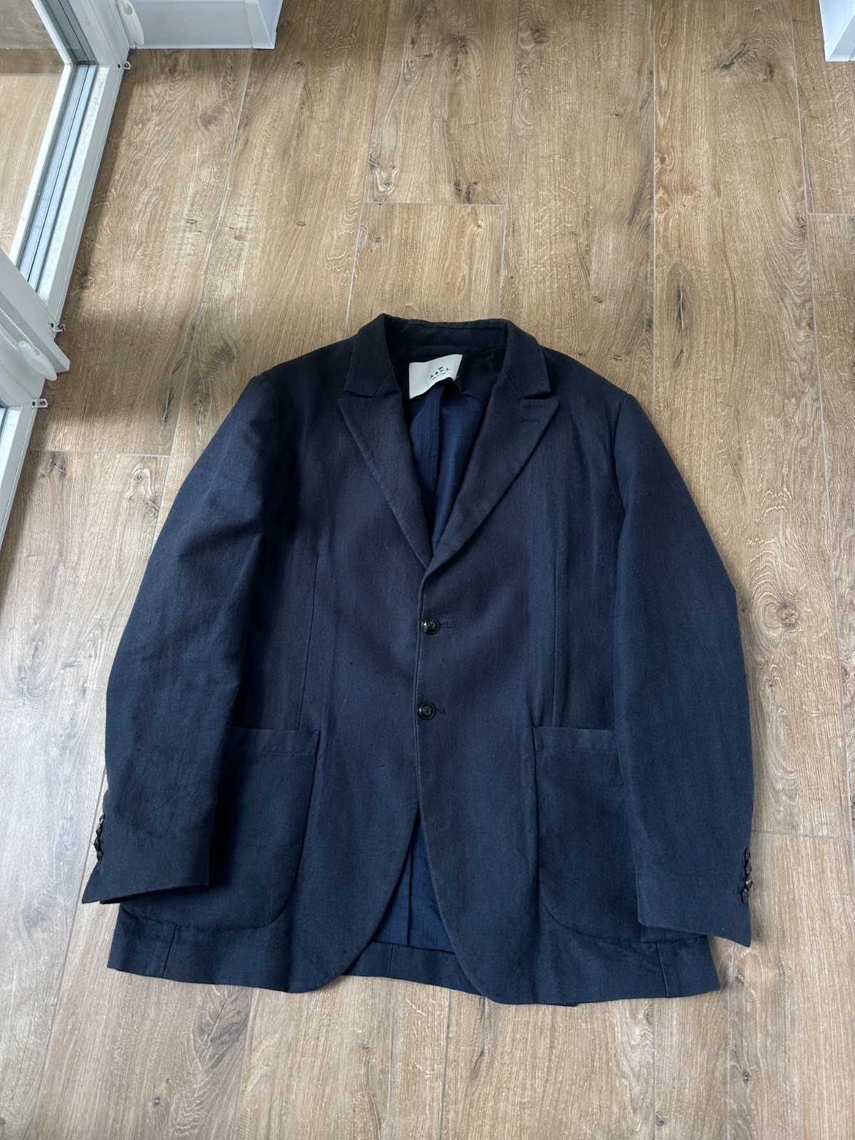 A.B.C.L. men’s Made in Italy cotton blazer jacket Size: XL