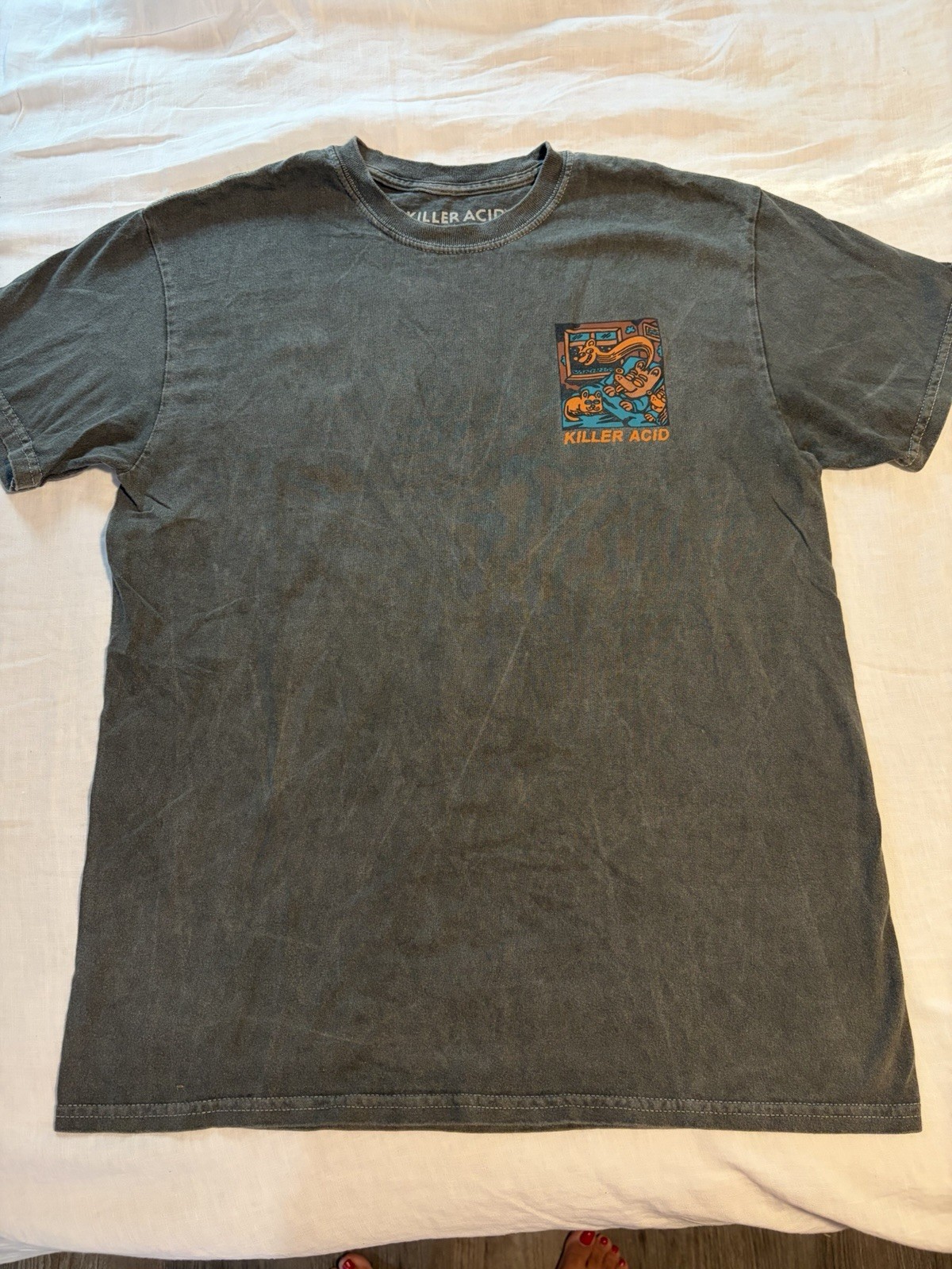 Killer Acid Graphic Limited Edition T-Shirt “I Escape At Night” Mens Size M