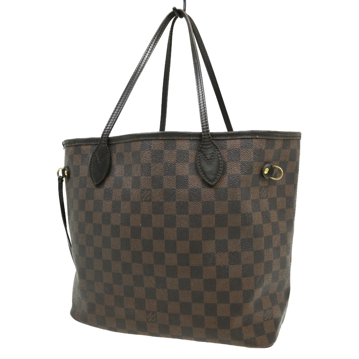 Best06 Louis Vuitton Neverfull MM Damier Ebene Tote Bag N41358 AR0069 BQ01193