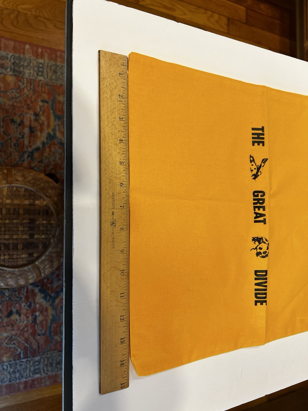 Noah Kahan-The Great Divide Yellow Official Promo Tote Bag 15″ x 16″ NEW!