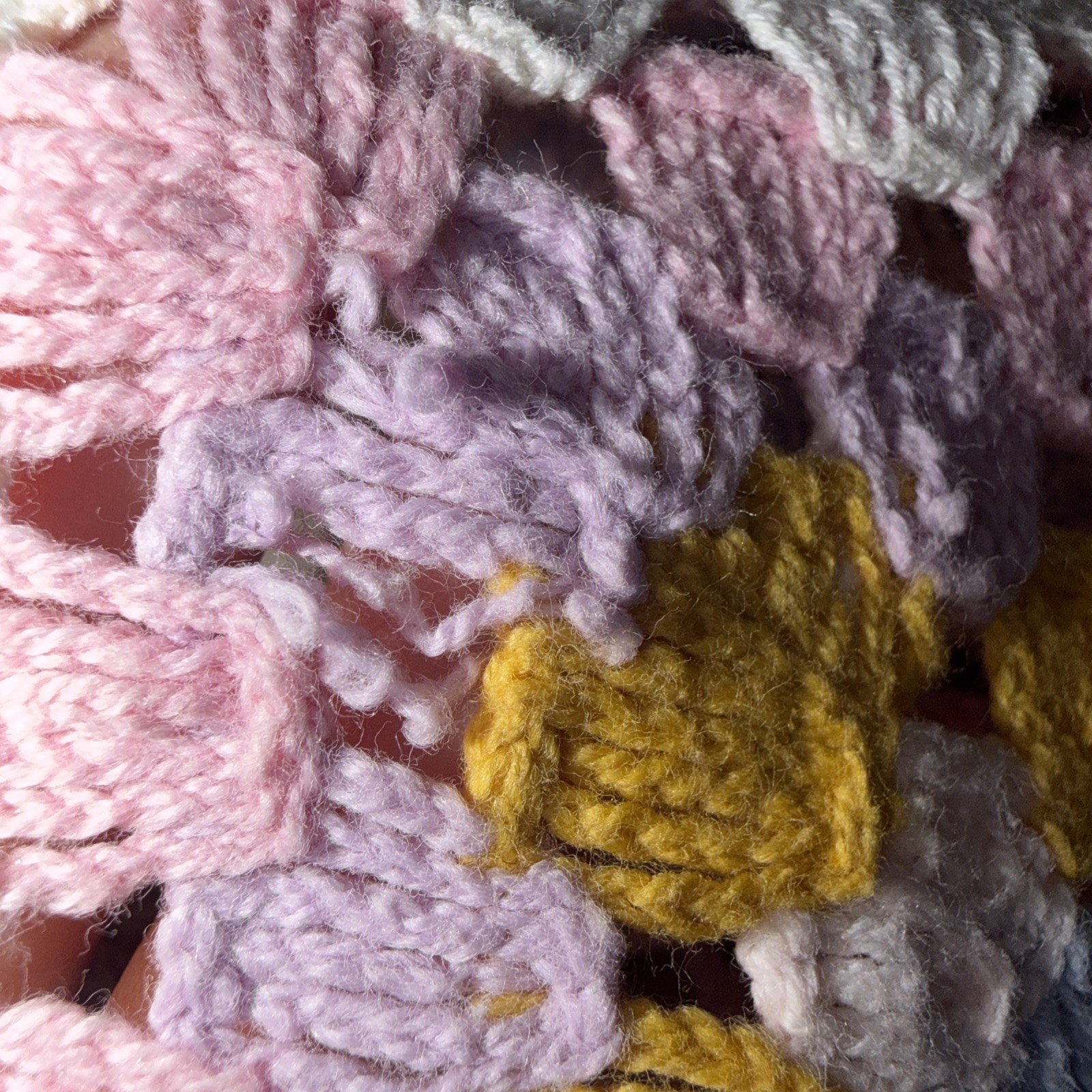 Granny Square Cropped Tank OSFM See Measurements and pics Boho, Festival