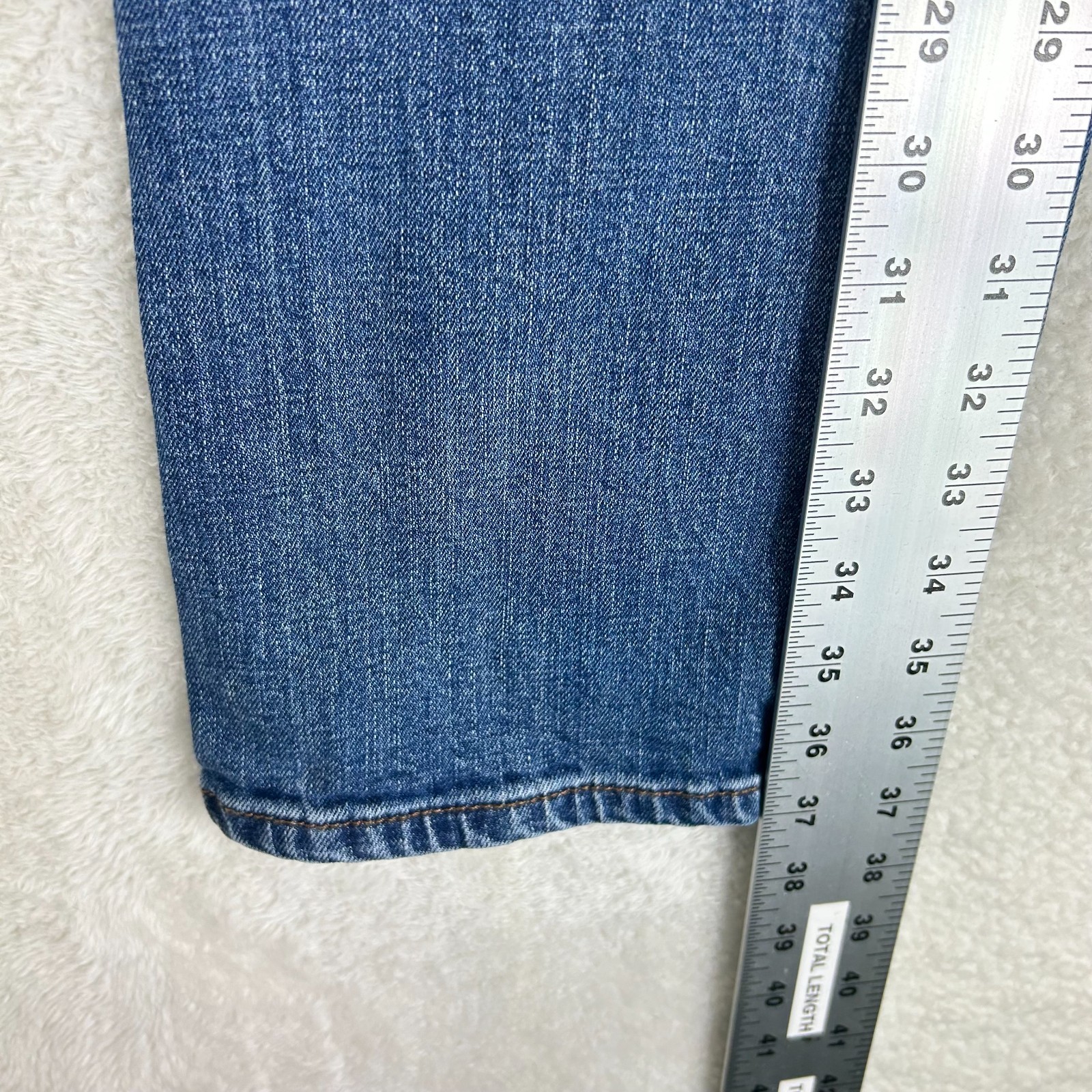 Wrangler Retro Slim Bootcut Jeans Mens 30×30 Blue Whisker Denim Stretch Cowboy