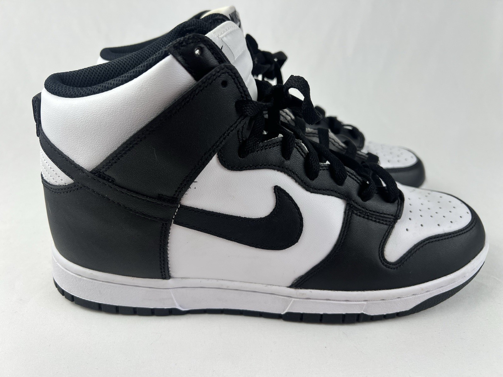 Nike Dunk High Panda Size 10 Mens White Black Sneakers Excellent Condition