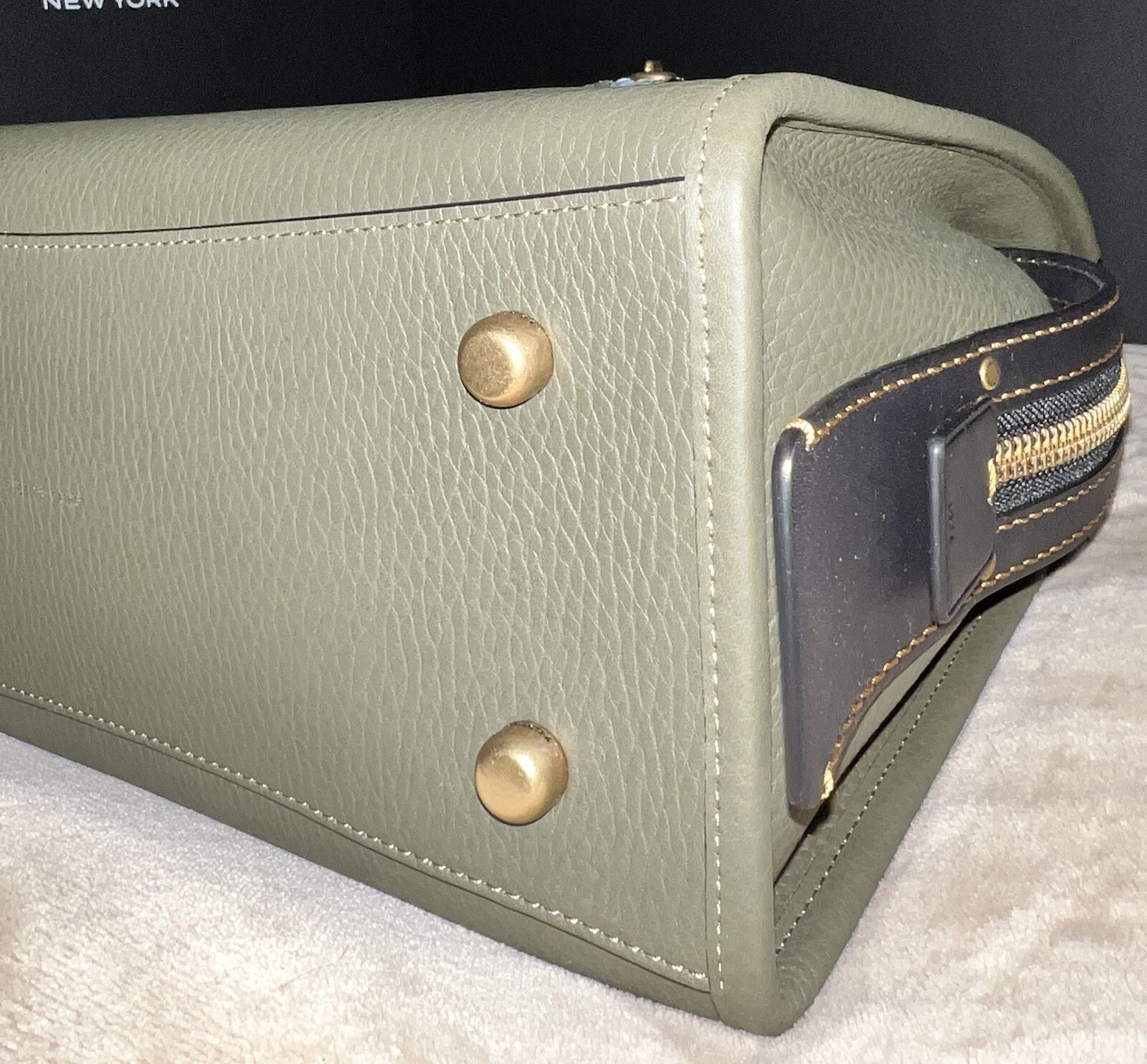 Coach 1941 MTO Rogue Bag In Colorblock With Snakeskin Detail, Style 59997, NWT!
