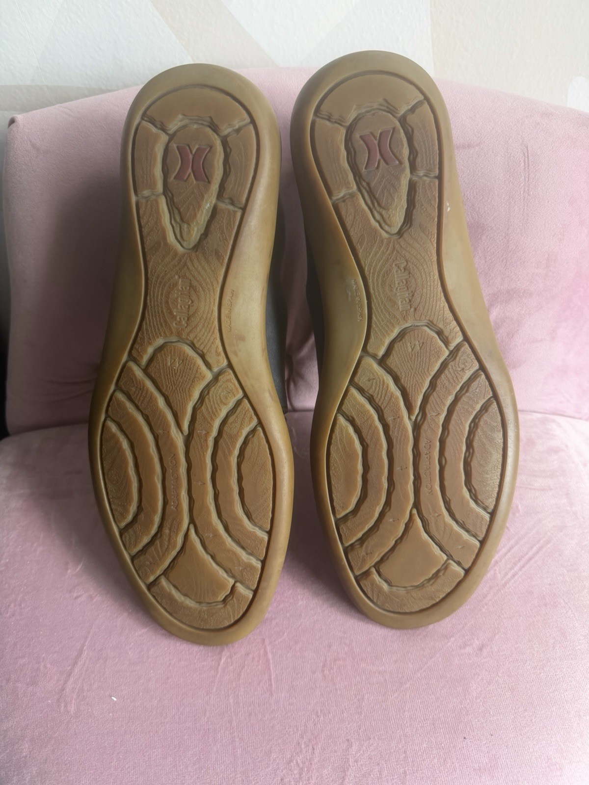Callaghan Leather Casual Sandals Navy Made In Spain Sz 44/US 10.5