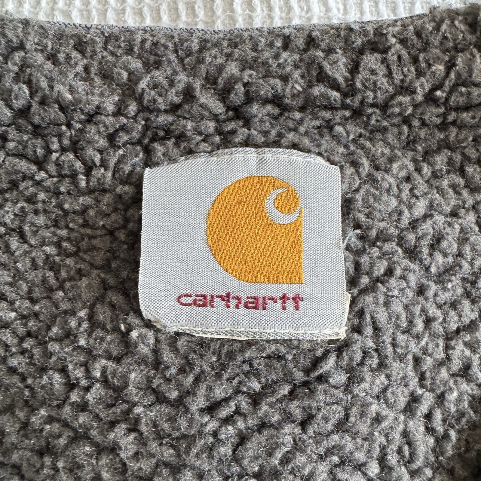 Vintage Carhartt Sherpa Lined Vest Men’s Denim Blue Made In USA