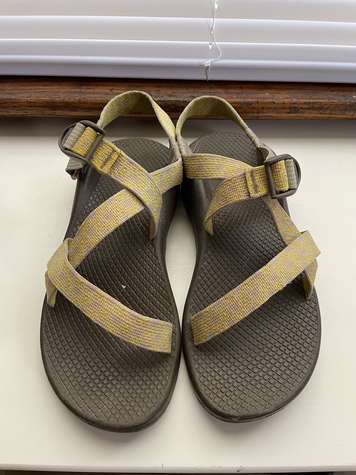 Chacos Women’s 7 – Yellow, Rubber Soles