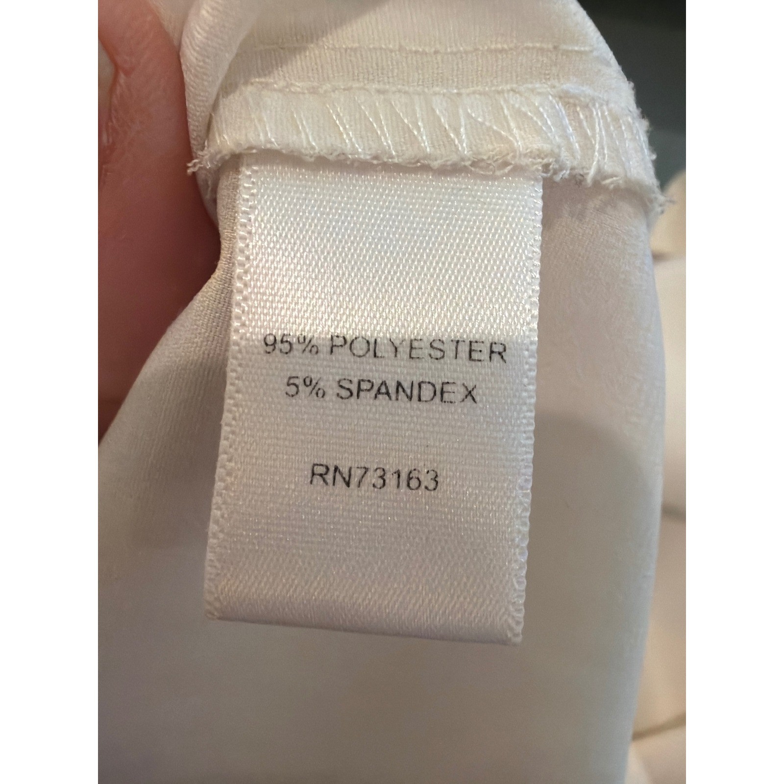 Spense Ivory White Sleeveless Ruffle Tiered High Neck Blouse Small RN73163