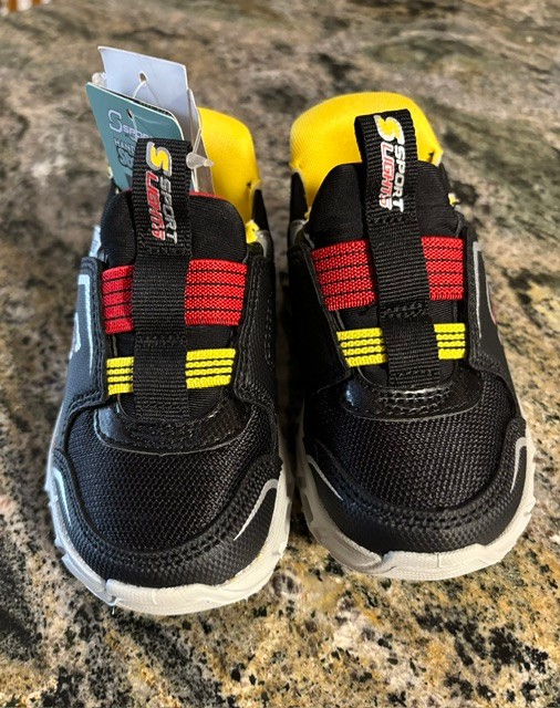 S Sport/Skechers Kaleb Light Up Step-In Sneakers. Boys Toddlers Shoes. Sz 6. NEW