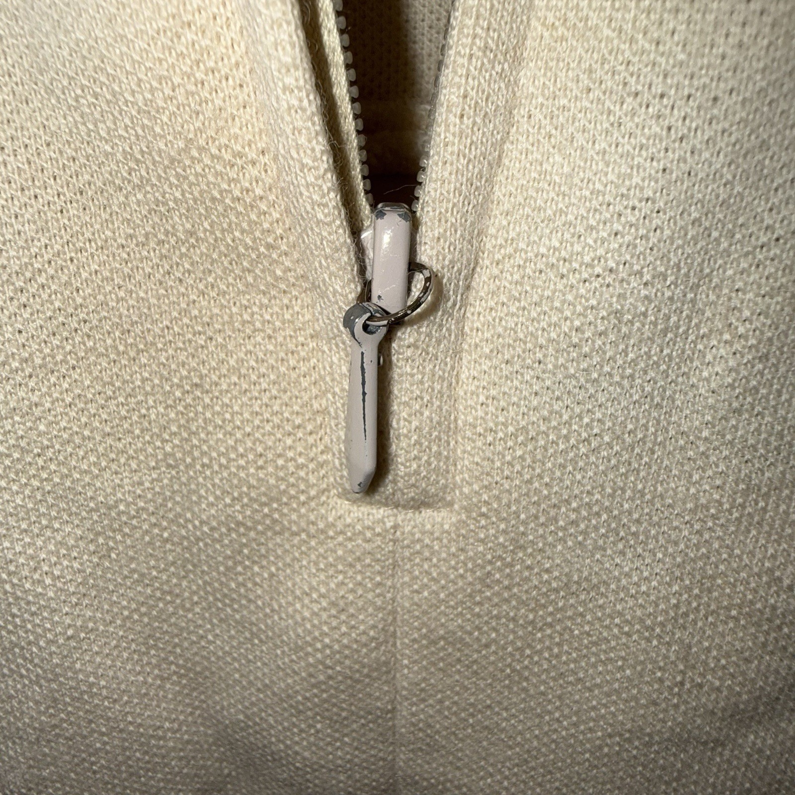 Vtg 60s Promenade Ltd Virgin Wool Shift Dress Beige Italy 10 Back Zip