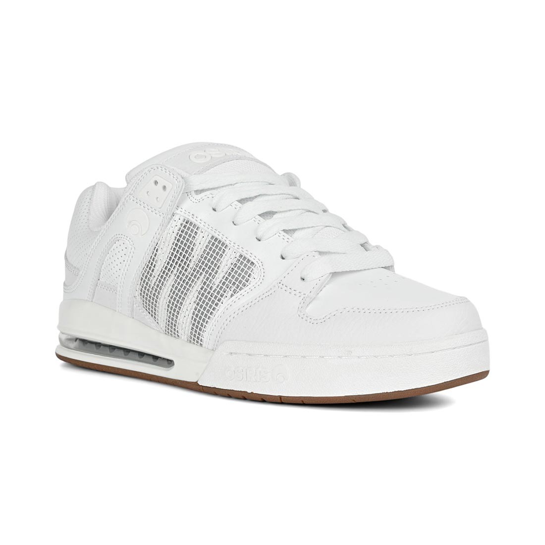 Osiris Pixel Skate Shoes – White/Grey/Gum