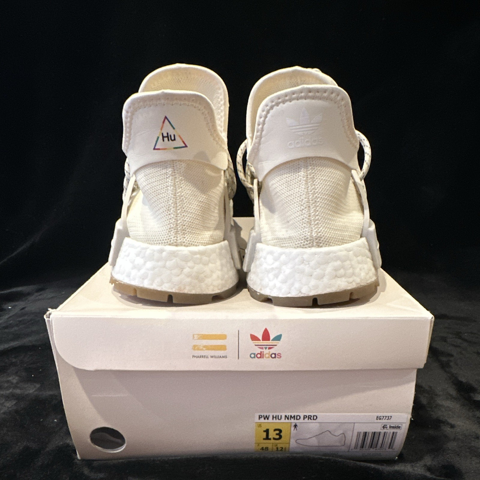 adidas Pharrell PW HU NMD Human Race Trail PRD Cream/Raw White EG7737 2019