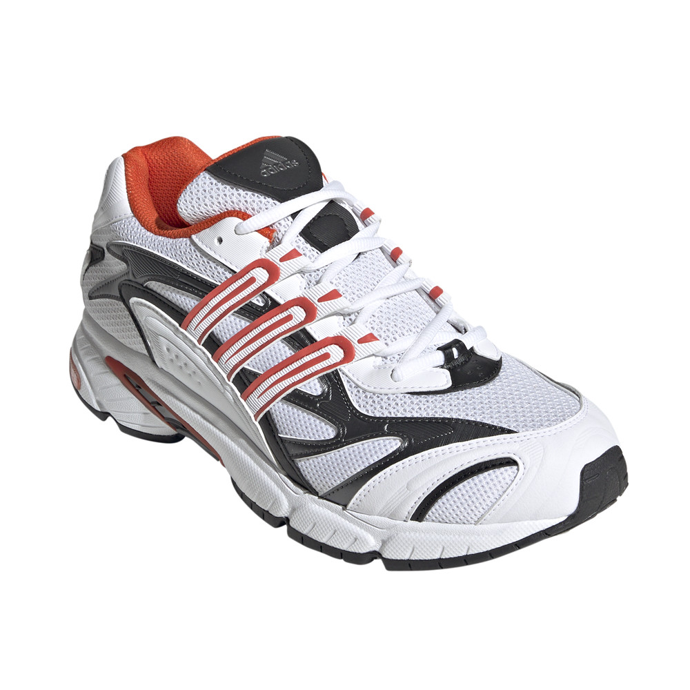 adidas Temper Run 2 Lace Up Mens White Sneakers Casual Shoes JH5492