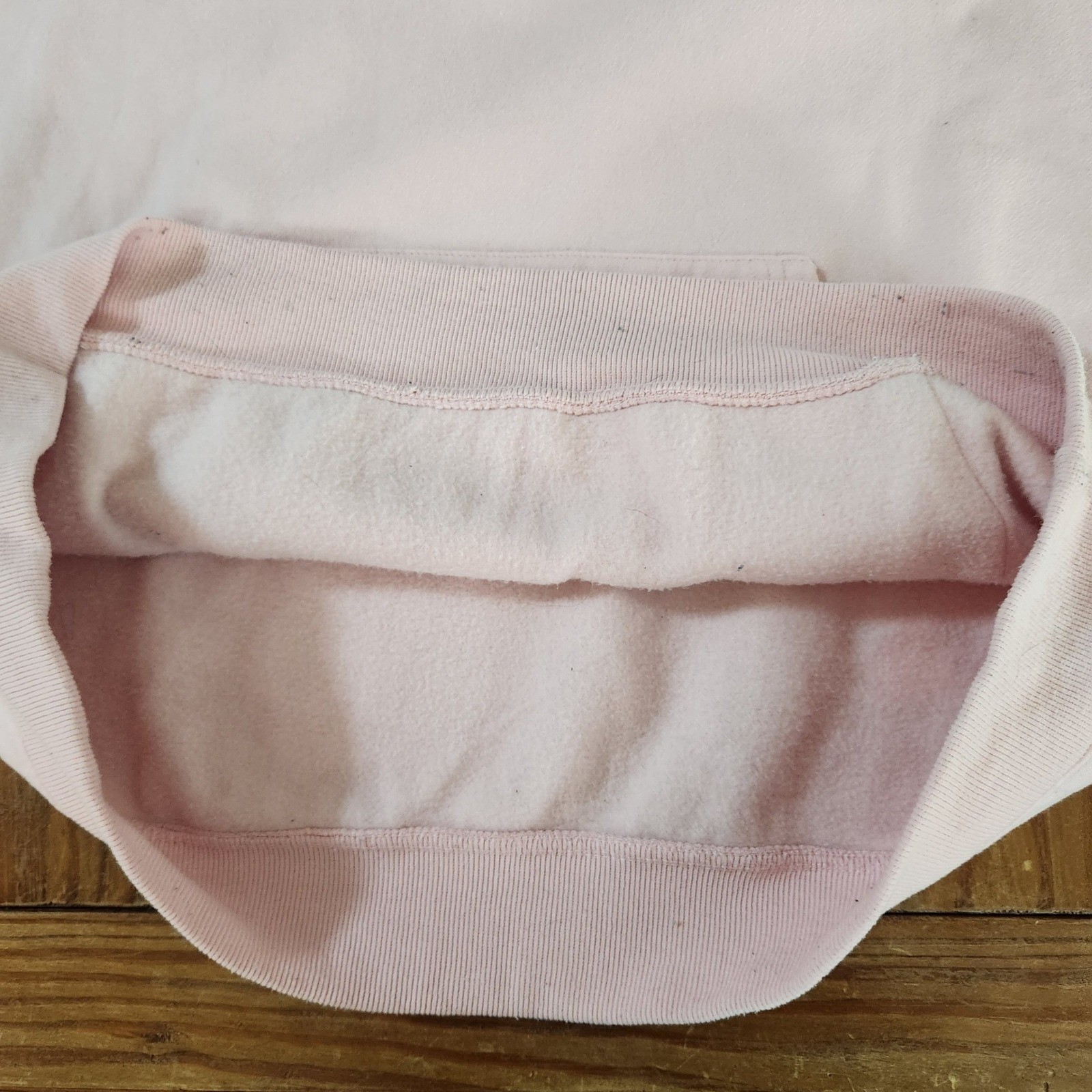 Milkmochabear Official Smooch & Snuggle Pink Fleece Hoodie Heavy Embroidered XXL