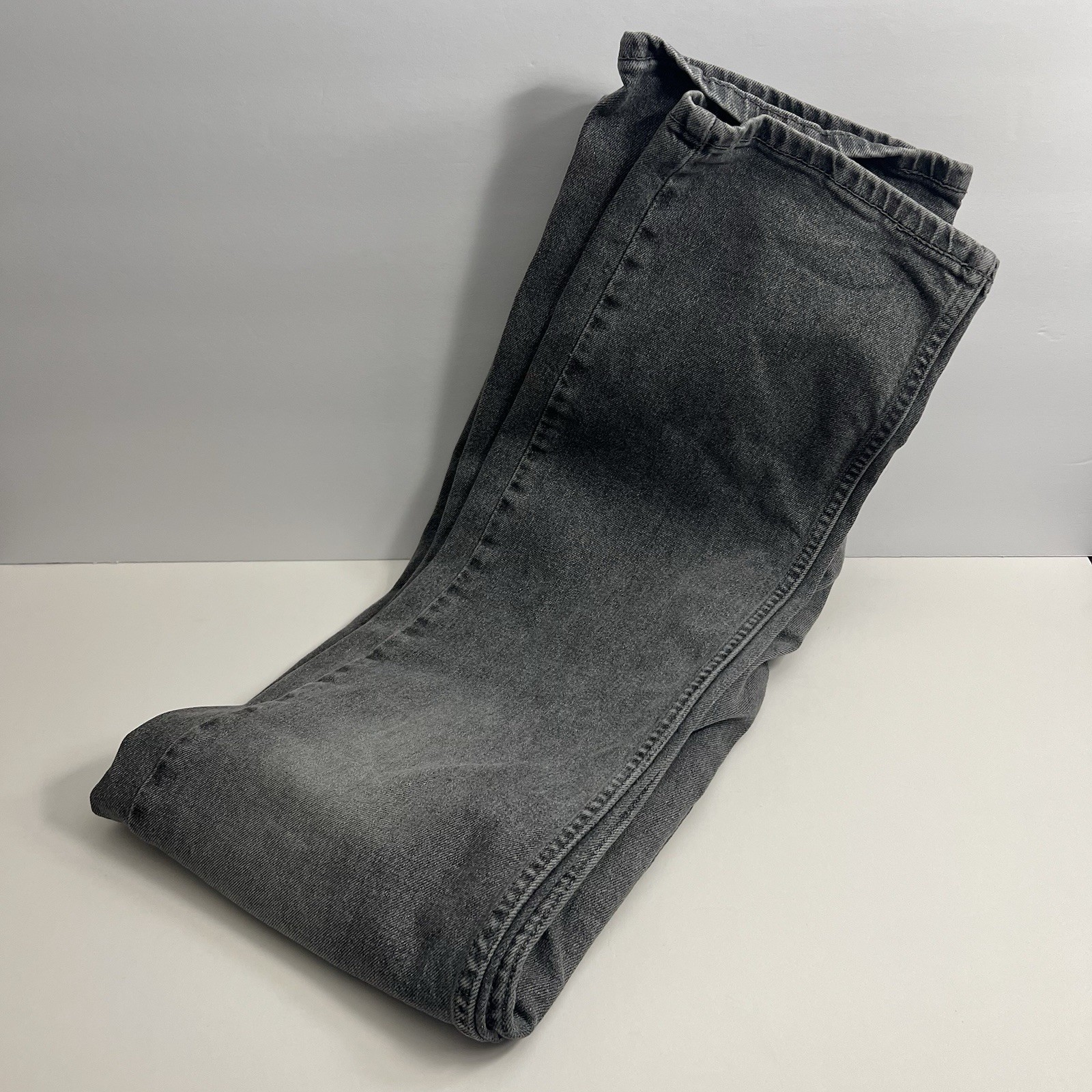 Levi’s 505 Mens Regular Fit Jeans 34×34 Gray Straight Leg Denim Pants