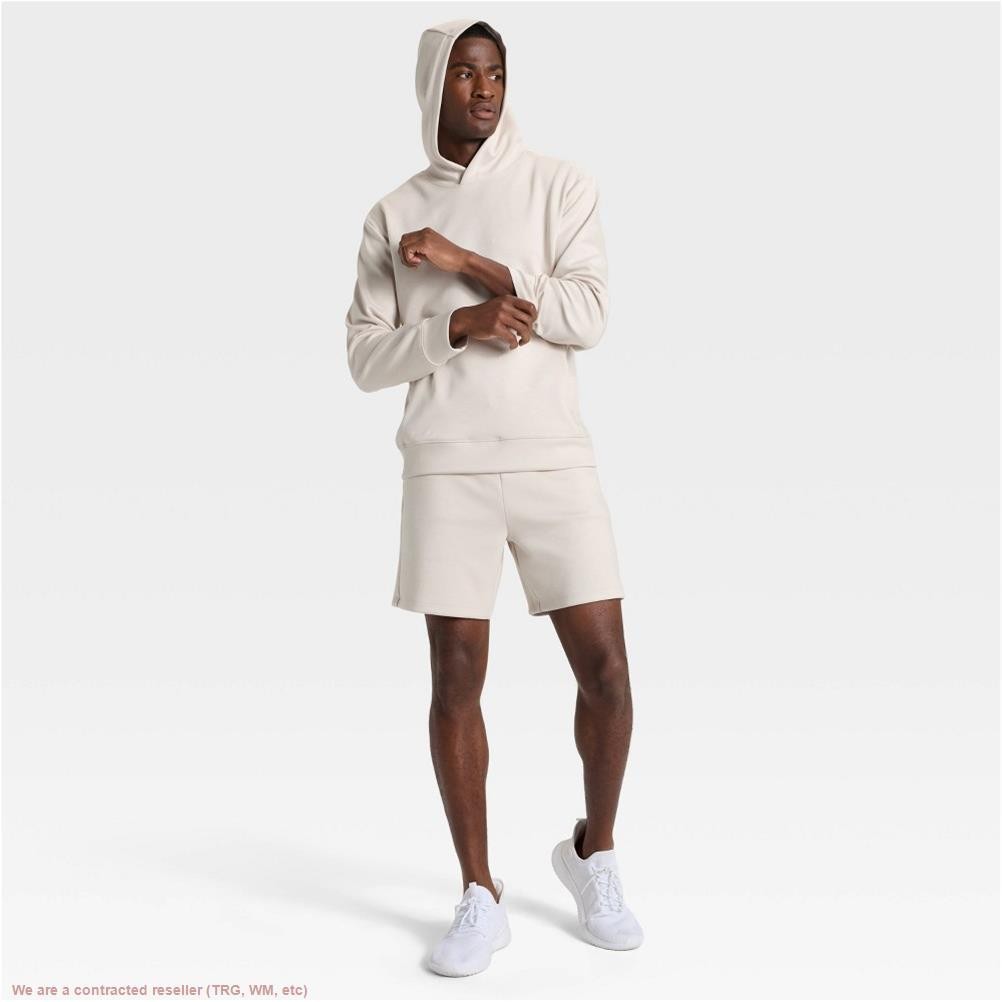 Men’s Spacer Hoodie Sweatshirt – All In Motion Beige L *SEE DEAL!!!*