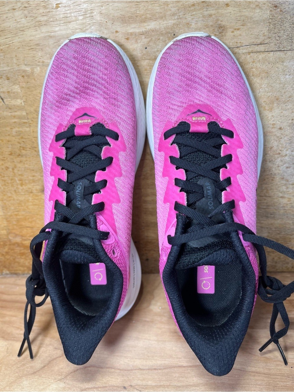 Hoka One One Solimar Womens Size 7 Training Shoes Sneakers Strawberry Raspberry