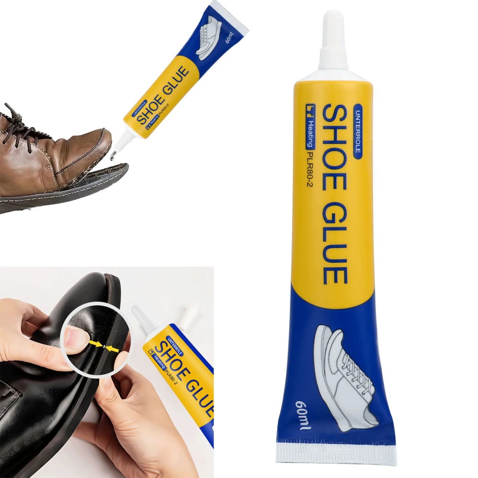 Shoe-Fix Glue: Pro Grade Shoe Repair Glue Adhesive for Boots, Heels, Soles, More