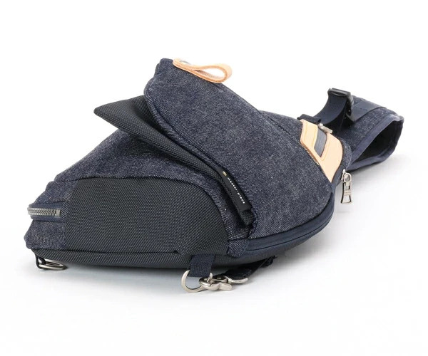 FULLCOUNT × master-piece Denim Sling Bag (Color: Indigo) 310082-FC