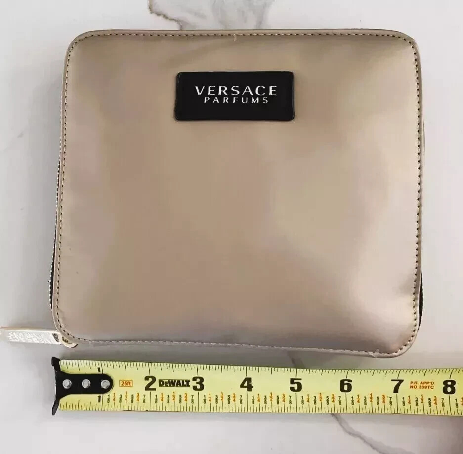 Versace Bag Black Gold Folding Tote Bag Shoulder Beauty Promo Womens NEW
