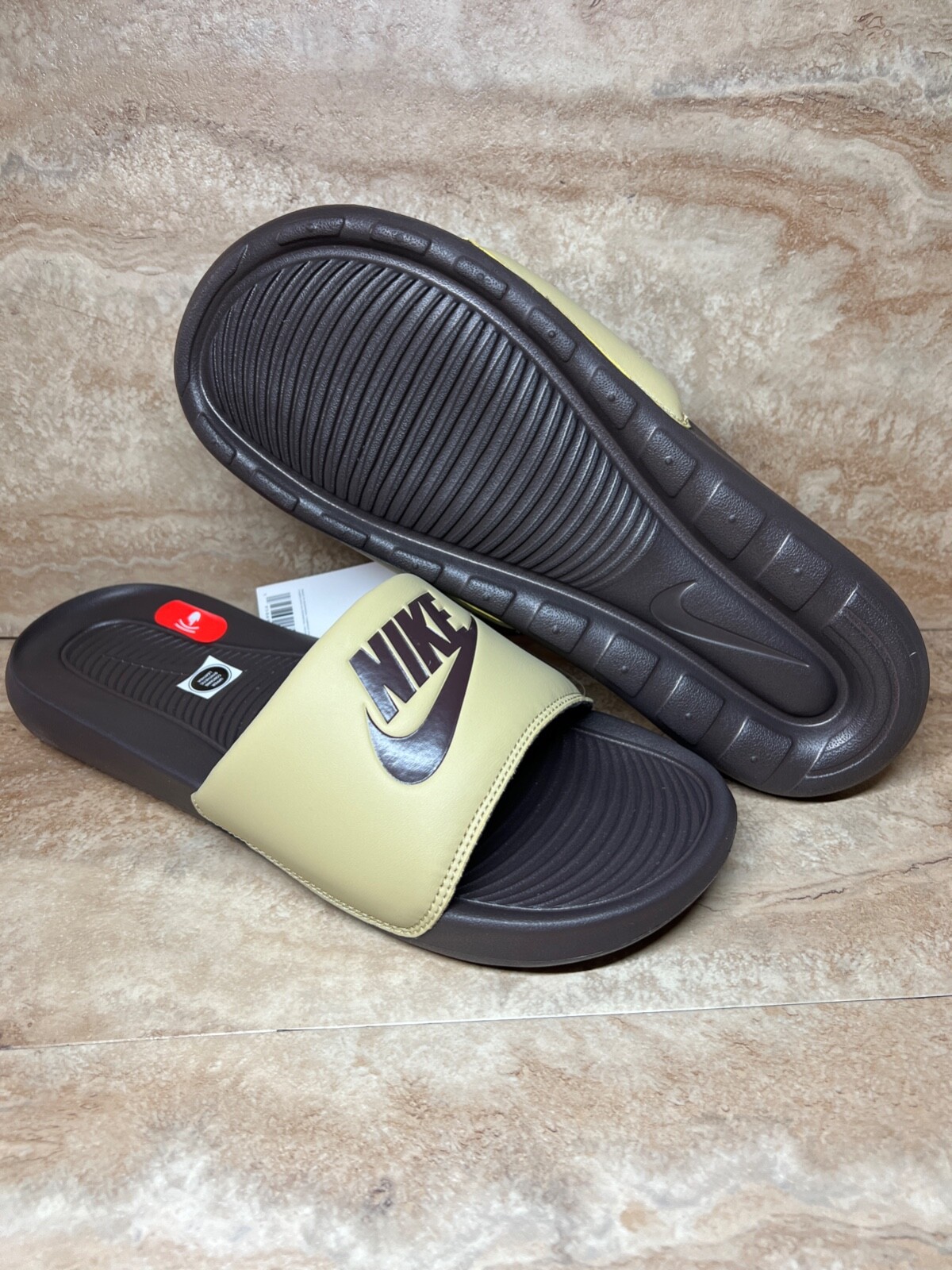 Nike Victori One Slides Size 10 Baroque Brown Mens CN9675 701
