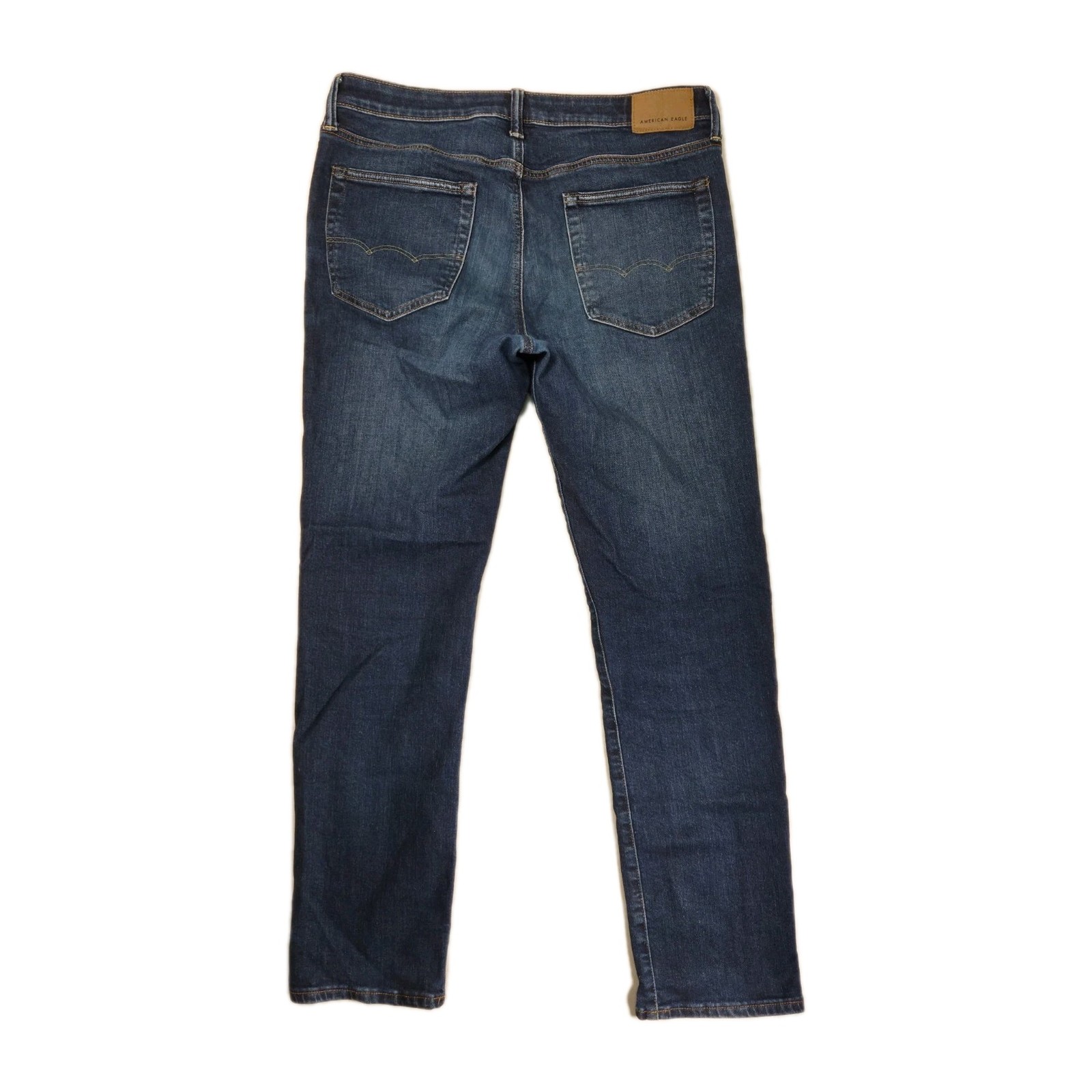 American Eagle Air Flex Slim Straight Jeans Men’s 36 X 32 (Tagged 34×32) Wiskers