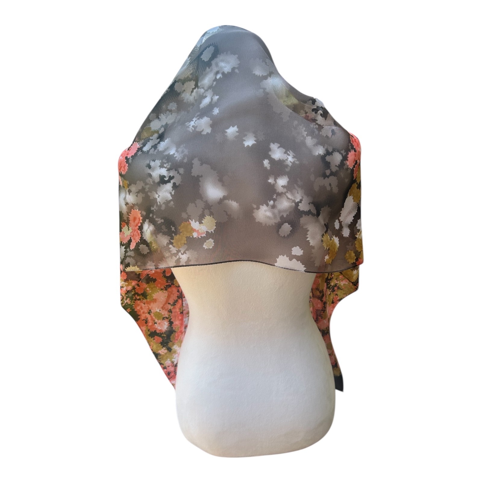 Christopher & Banks Floral Scarf- 57 in x 12.6 in