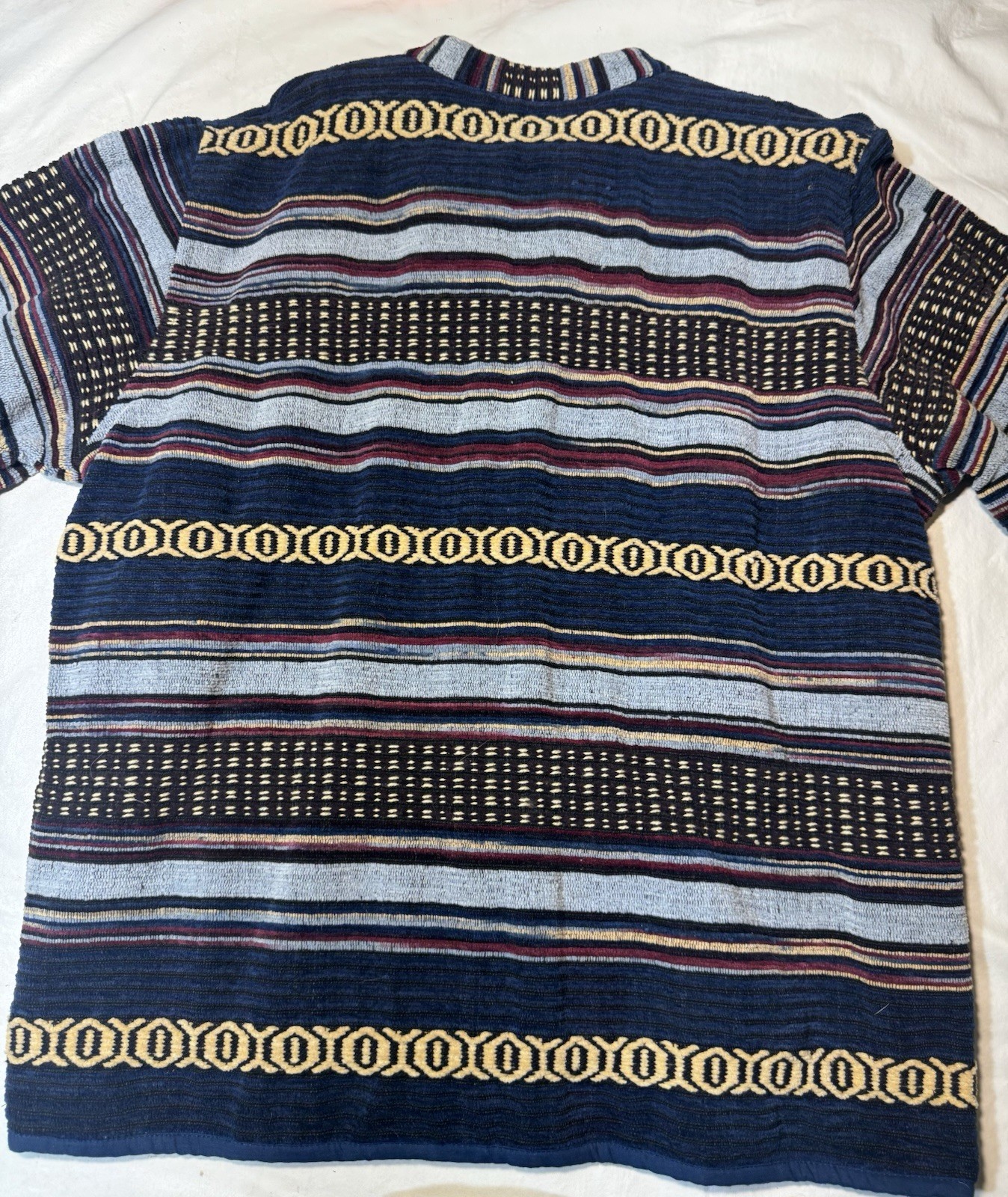 Flashback Vintage Aztec Blazer Jacket Western Button Cotton Tapestry Womens M