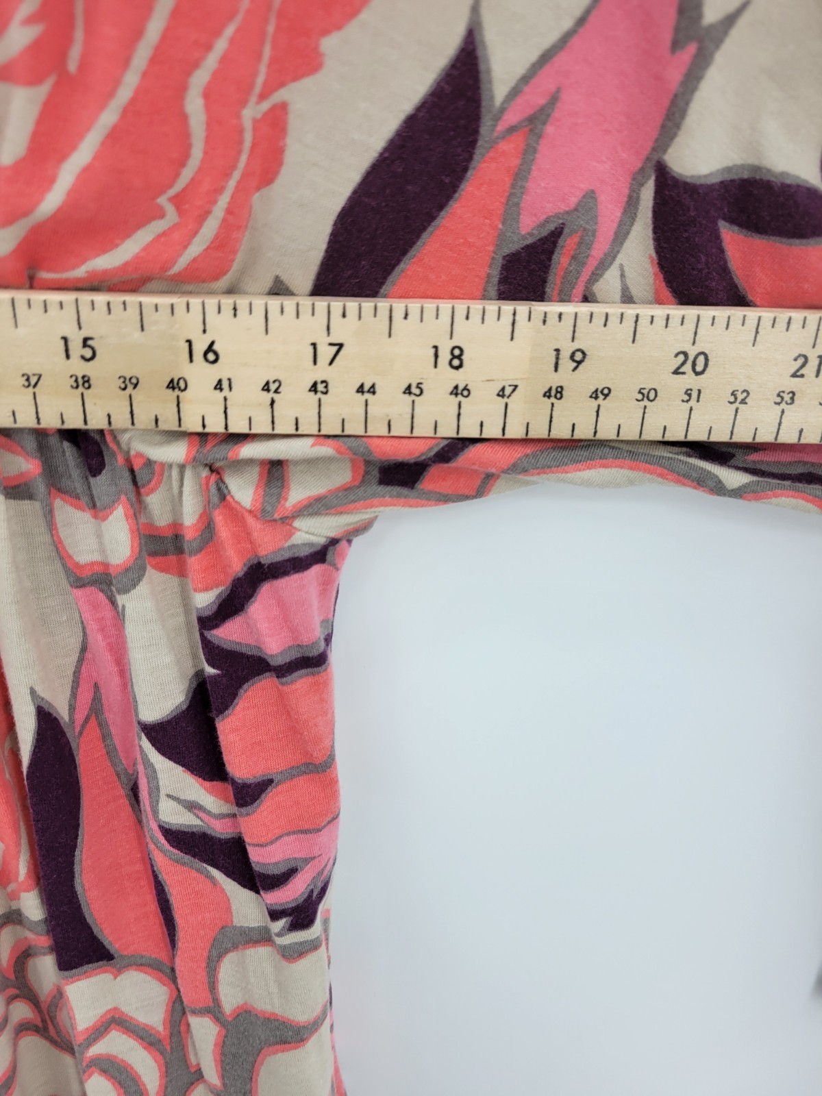 Zara Collection Top Womens Medium Pink Tan Black Artsy Knit Pullover Boho