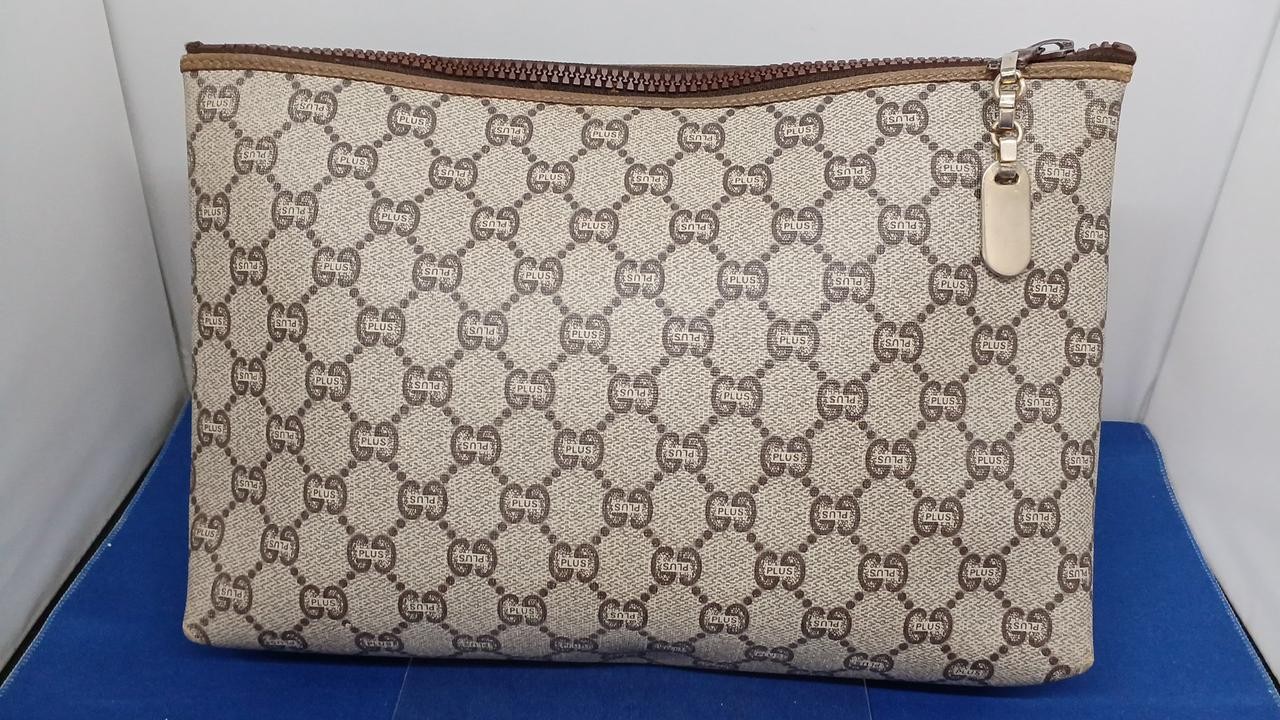 GUCCI Second Bag Beige 10.6 inch Ladies