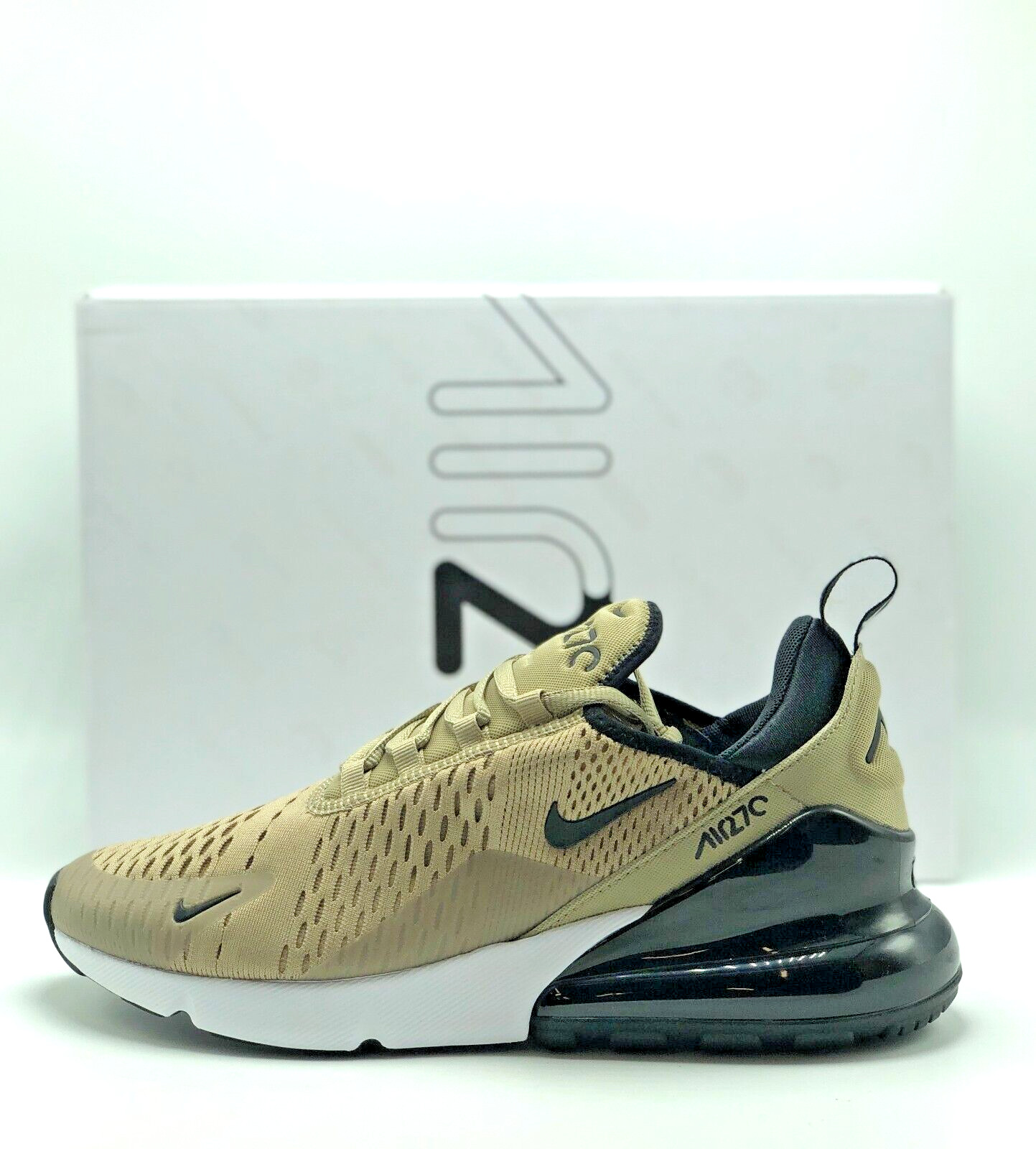 *NEW* MEN Nike AIR MAX 270 Khaki/Black-White (FQ8830 247), Sz 8.5 – 13.0 👍