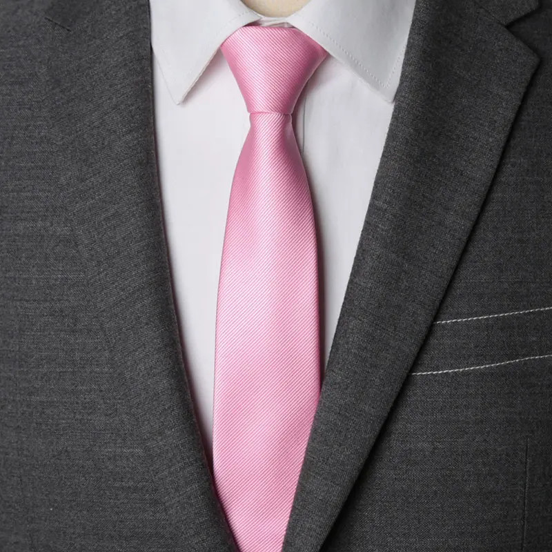 Men Necktie Zipper Lazy Tie Fashion Solid 6cm Ties Business for Man Gravatas