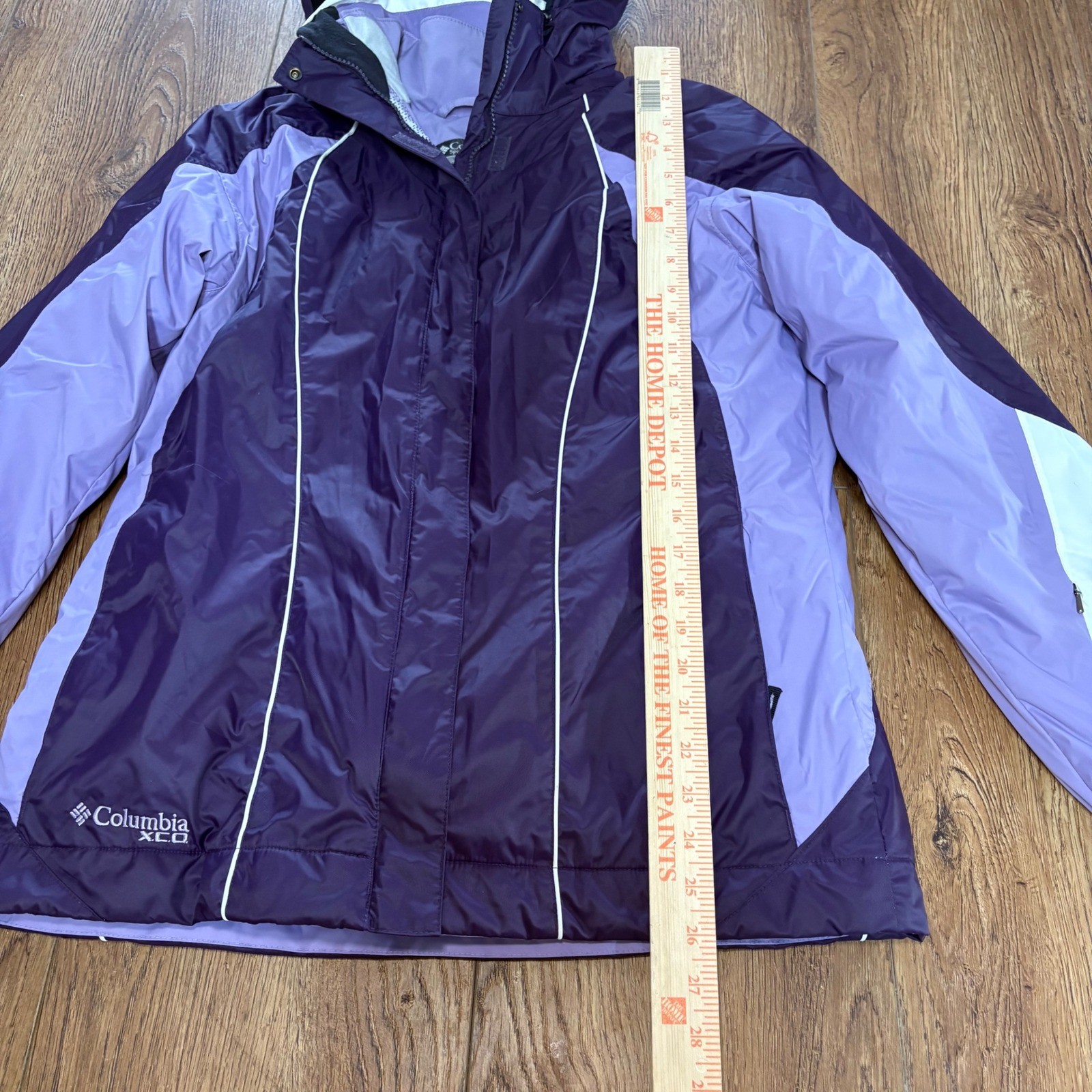 Columbia XCO Storm Dry Interchange 2 in 1 Jacket Purple Womens M Ski Snow Coat