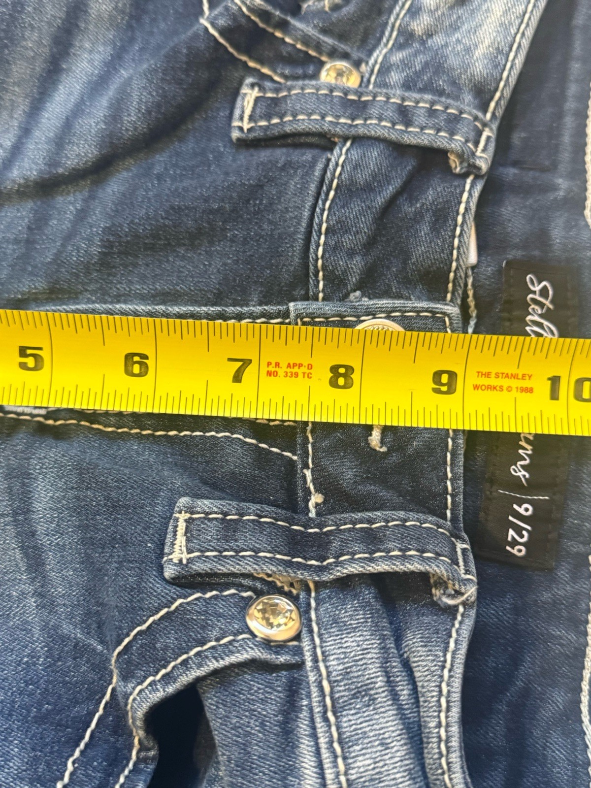 Stella In Dreams Jeans Womens 29X29.5 Wing Embellished Bootcut Western Festival
