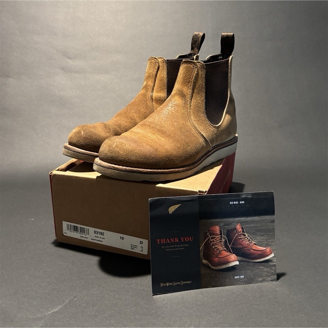 Red Wing Shoes Heritage Men’s Chelsea Hawthorne Boots US 10 D Round