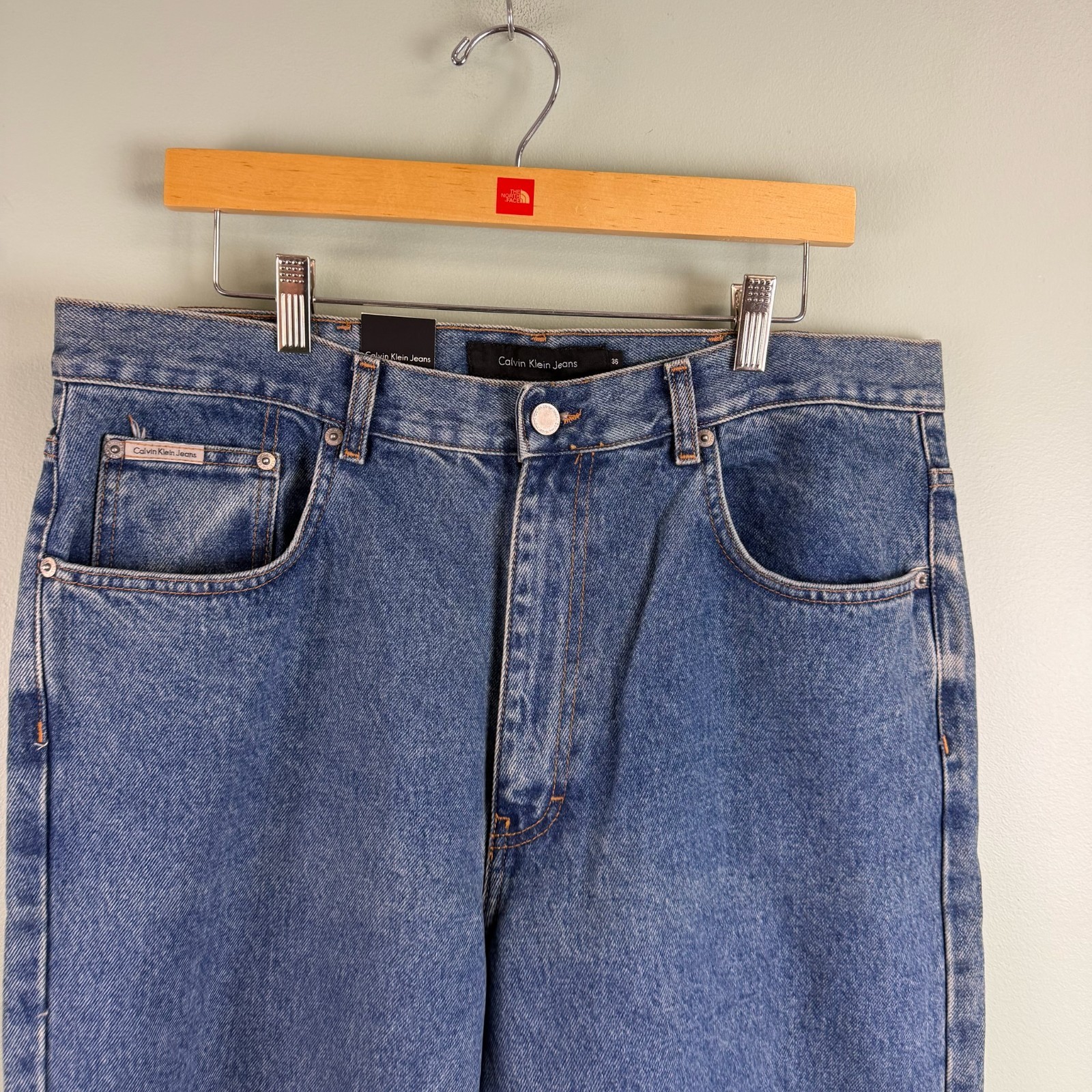 Calvin Klein Jeans Easy Fit Natural Waist Classic Tapered Leg NEW NOS 36 x 30
