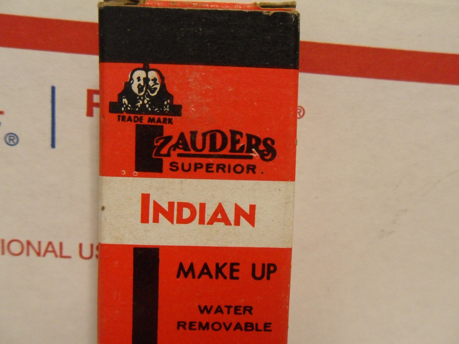 Vintage Zauders Superior Indian Makeup Zauder Brothers NY 1 1/4 oz 90% Full