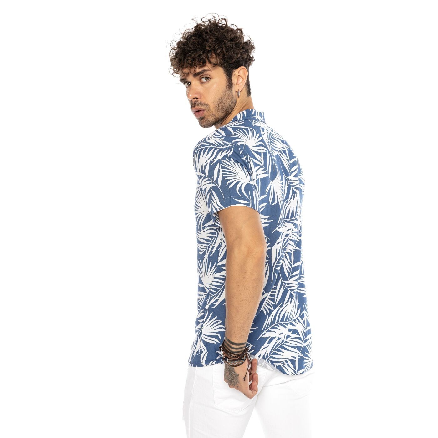 Redbridge Mens Shirt Short Sleeve Hawaiian Shirts Summer Casual Shirt Reguar Sailing