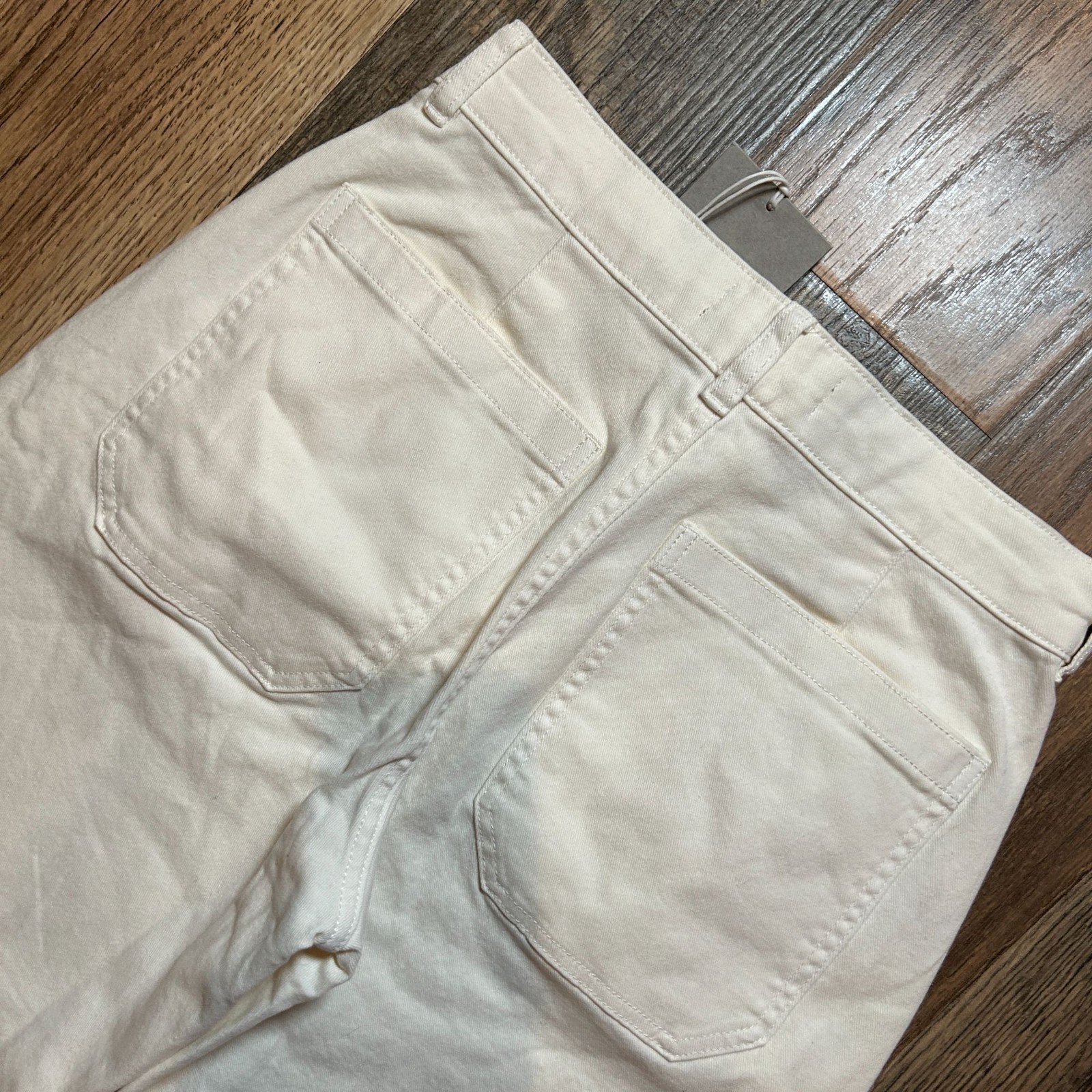 Everlane The Utility Barrel Pant Bone Size 4R NWT