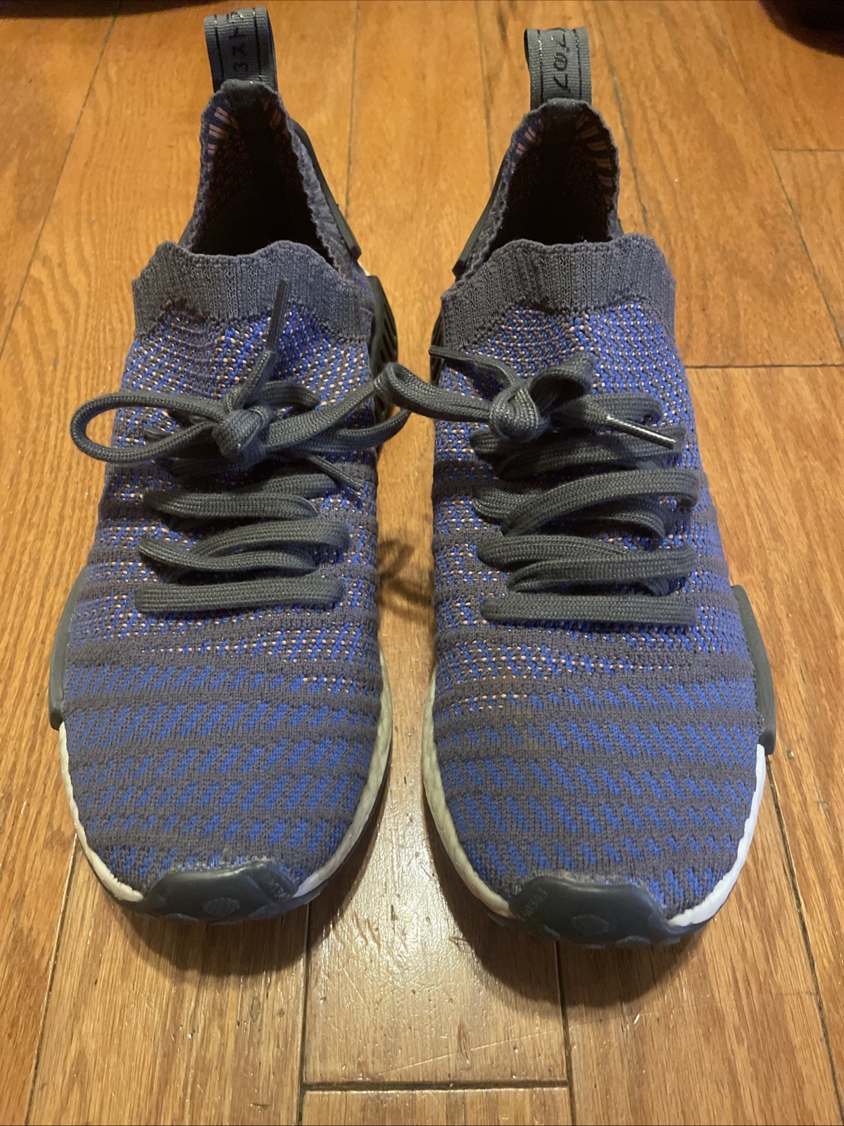 Adidas NMD R1 STLT High Resolution Blue PK Primeknit BOOST Men’s US 9.5 CQ2388