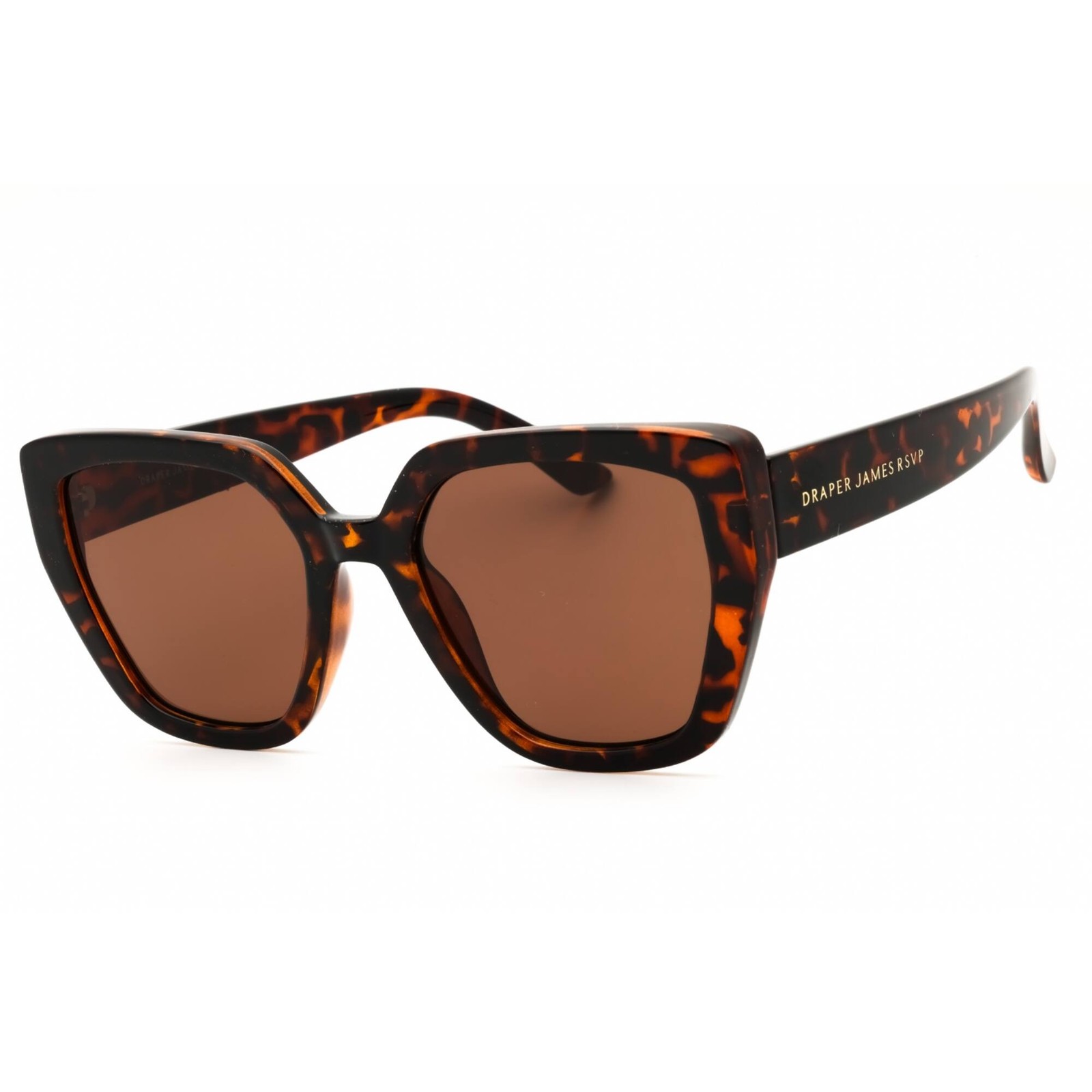 Draper James Women’s Sunglasses Tortoise Injected Propionate Frame DJ9023 215