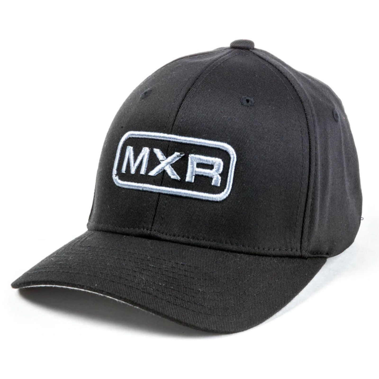 MXR Logo Flexfit Baseball Cap, Black, Large/Extra Large