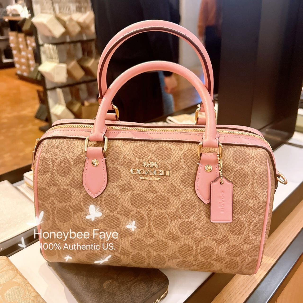 NWT Coach Rowan Satchel Bag In Signature Canvas CV961 2024 Holiday new color