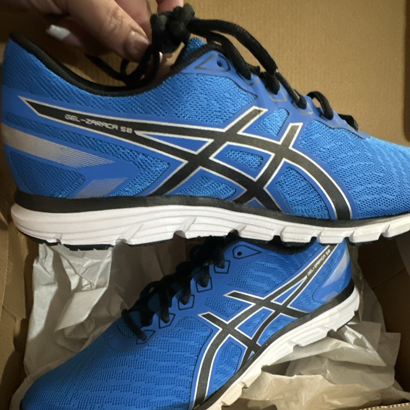 ASICS GEL-ZARACA 5B Men’s Running Sneakers Blue/Black 1011B137-400