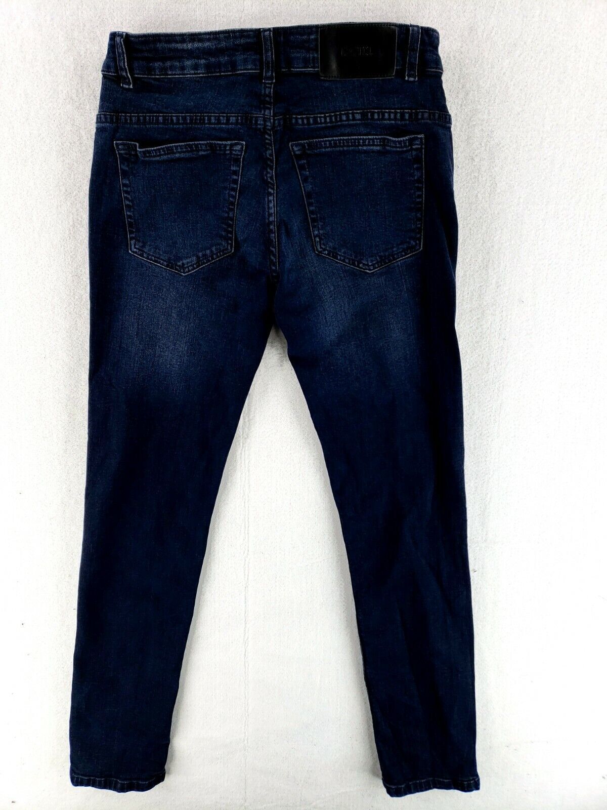 Denim Co. 30×32 Slim Fit Jeans Stretch Denim Dark Wash Button Fly Skinny Modern