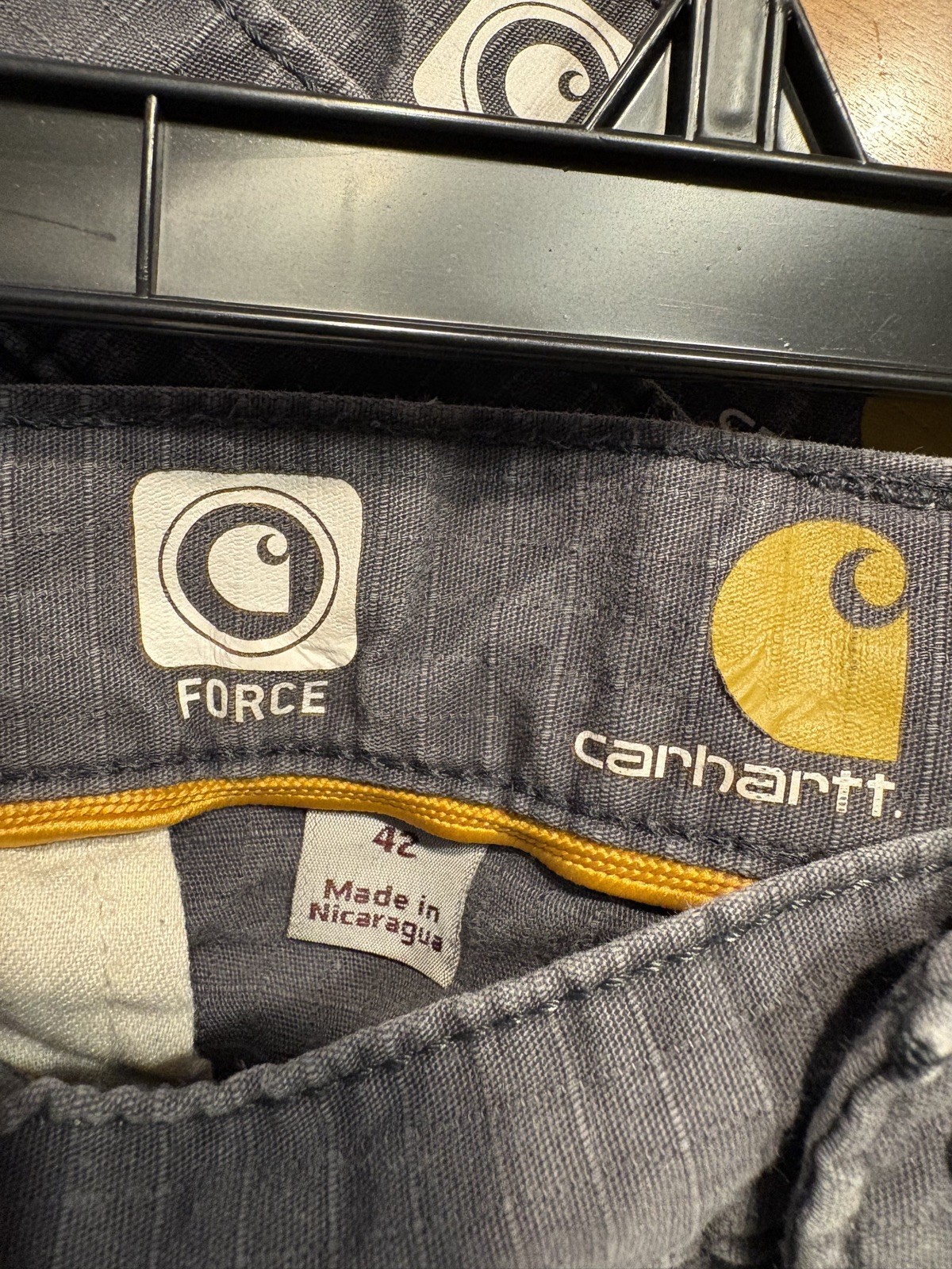 Carhartt Force Men’s Relaxed 11 in. Rigby Cargo Short Blue size 42 ships free