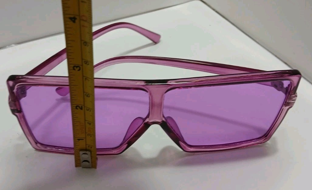 Oversize Square Flat Top Tinted XXL Women Sunglass with 400UV Polycarbonate Lens
