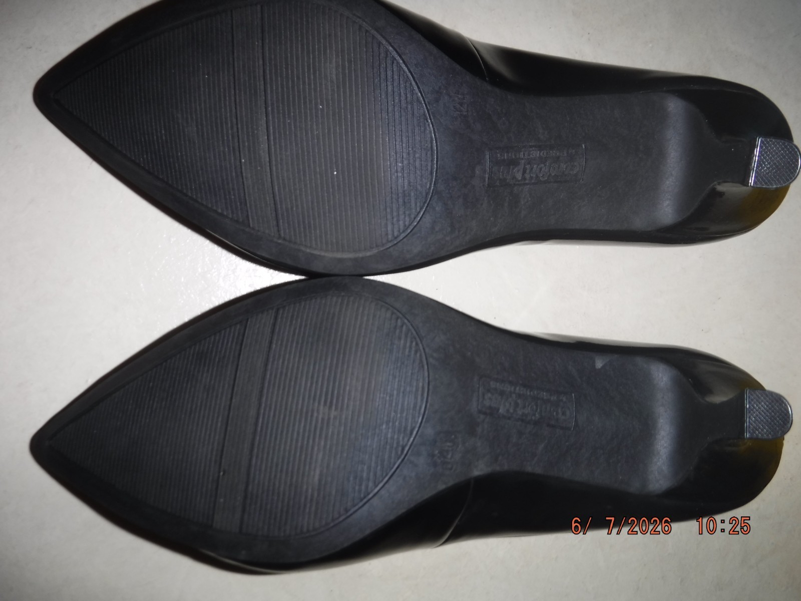 COMFORT PLUS PREDICTIONS SIZE 12W JANINE BLACK WOMEN’S HIGH HEEL SHOES NEW w/BOX