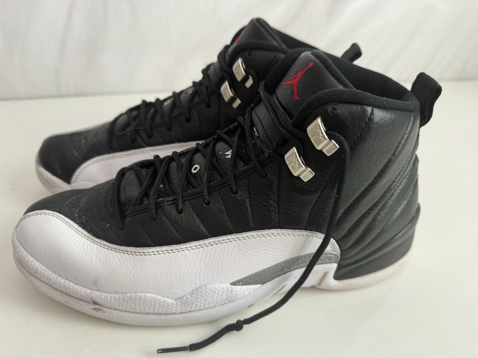 Jordan 12 Retro Mid Playoff Basketball Shoes Mens Size 11 CT8013-006 #23 Lace Up