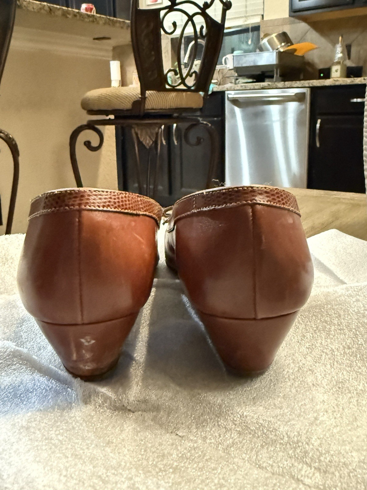 Ferragamo Brown Pump